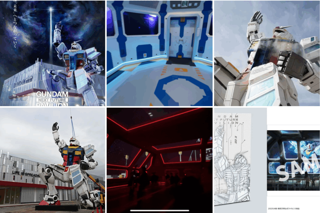 【大阪・関西万博】ガンダムパビリオン完全ガイド│予約方法や混雑、見どころや見た方の反響、グッズ情報や中の様子についてご紹介！