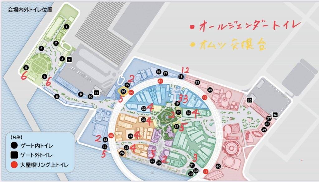 【大阪関西万博】印刷してもっていきたい会場内のトイレ地図が話題!料理コラムニストの山本ゆりさん作成