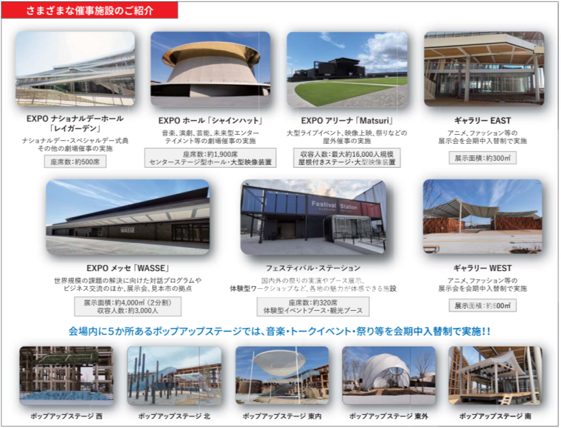 【大阪・関西万博】万博会場内「全イベント会場」と8月開催イベント完全ガイド│会場の特徴から「U-NEXT MUSIC FES」など目玉イベントを徹底解説！