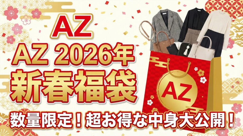 【AZの福袋2026年】予約＾購入方法のネタバレと裏ワザ最新情報完全ガイド│中身や価格やおすすめ、人気理由など徹底解説!