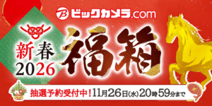 【ビックカメラ福袋2026年】11月26日から申し込み開始！予約方法＆事前抽選のネタバレ最新情報完全ガイド│全77種の中身や価格やおすすめ、人気理由など徹底解説！