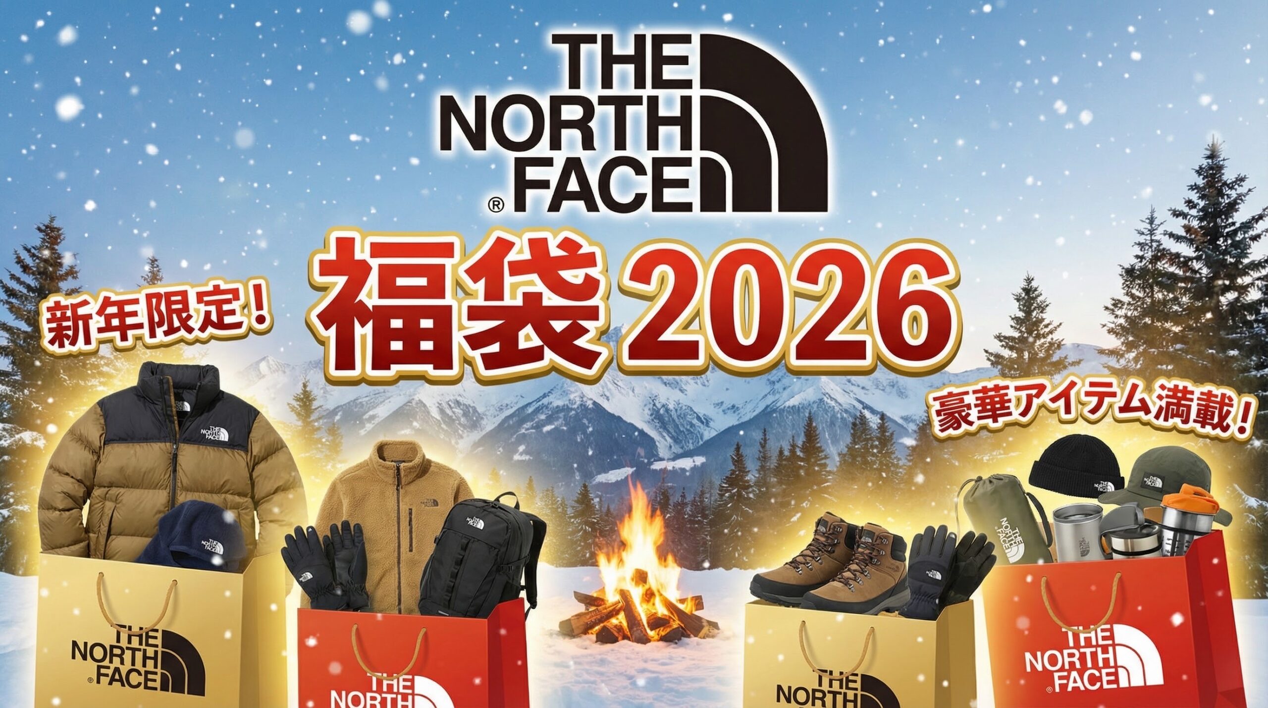 【ノースフェイス(NORTHFACE)福袋2026年】予約＆購入方法のネタバレ最新情報完全ガイド│去年の福袋を振り返り中身や価格やおすすめ、人気理由など徹底解説！