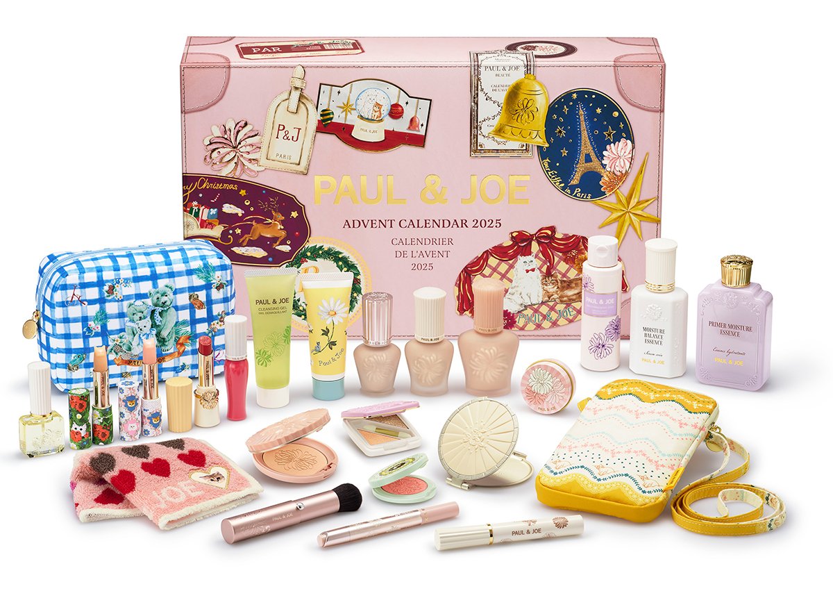 【ポール＆ジョー】クリスマスコフレ2025の予約日や発売日はいつ？大人気のアドベンドカレンダーや猫ちゃんポーチ付きセットの最新情報もお届け！