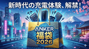 【アンカー(Anker)福袋2026】12/27発売開始!中身ネタバレと予約方法は?急速充電器やモバイルバッテリーの最新情報を徹底解説