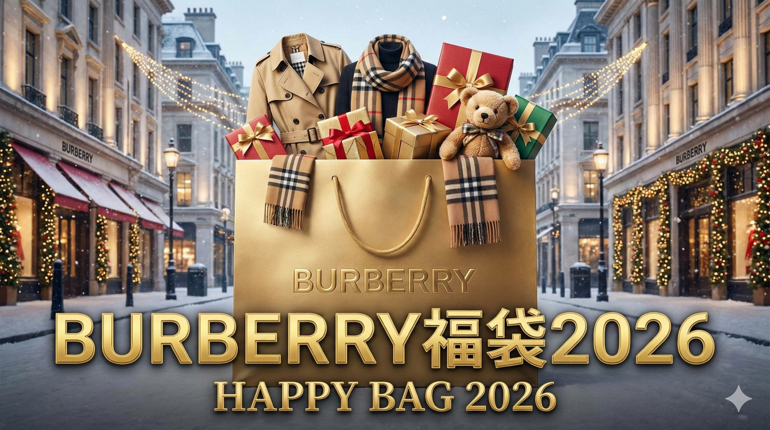 【バーバリー福袋2026】中身ネタバレと予約方法は?最大20万円相当の贅沢セットを確実に入手する完全ガイド!
