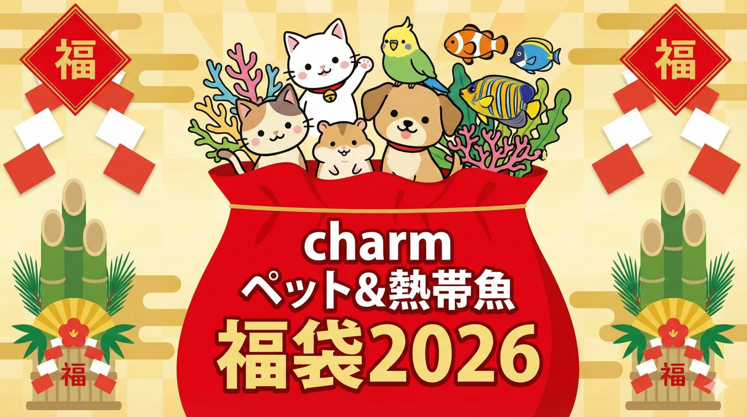 【チャーム福袋2026】予約はいつから?ネタバレ最新情報!予約方法&購入完全ガイド│福袋中身と値段やおすすめ度とコスパ、口コミを徹底解説