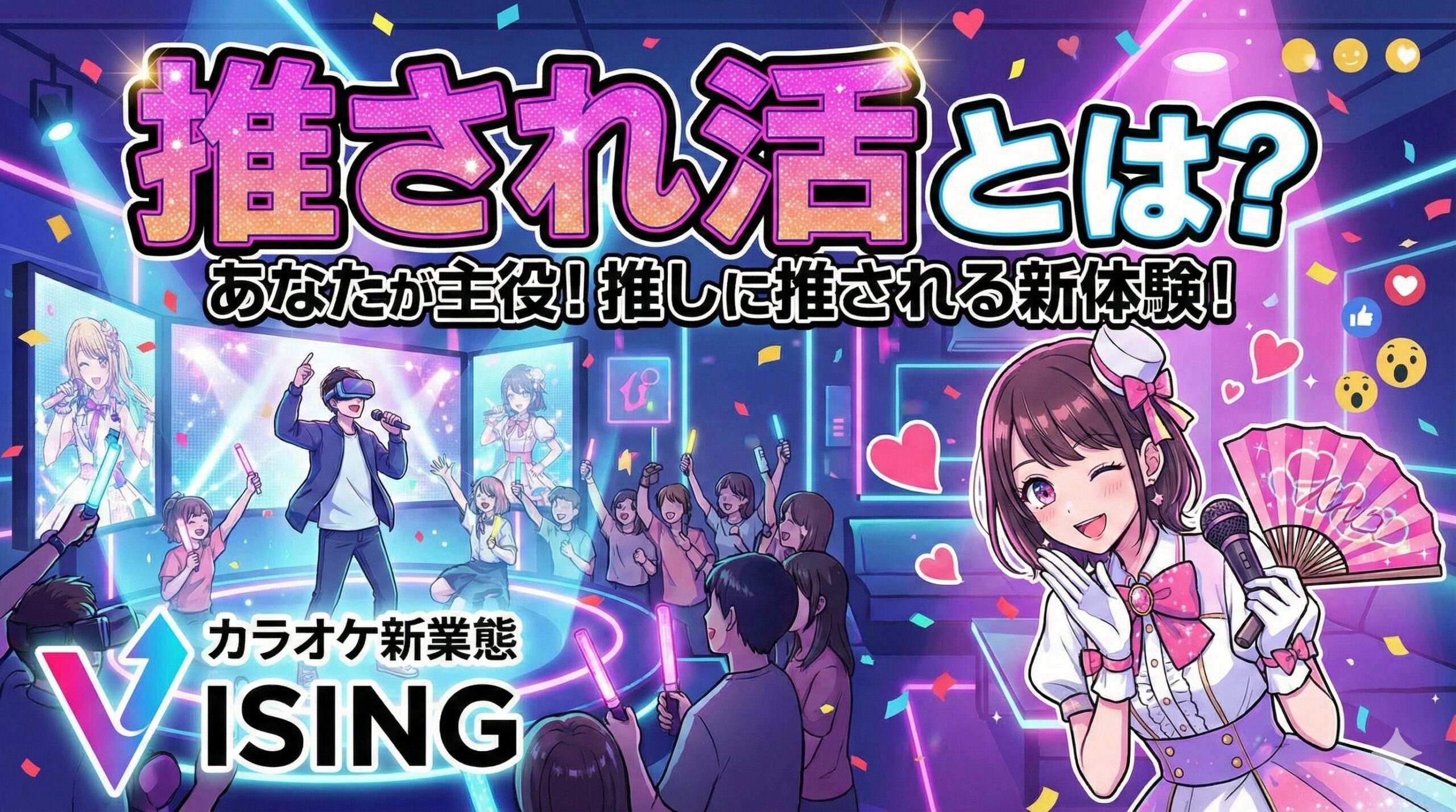 「推され活」とは?カラオケ新業態「VISING」で推される側に!世の中の反響│2026年に流行しそうなヒットキーワード