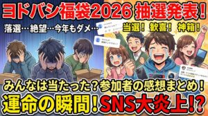 【ヨドバシ福袋2026】抽選発表！みんなは当たった？抽選参加者の感想(肯定的・否定的)まとめ│初売りはいつから？お正月キャンペーンやイベント最新情報もご紹介！